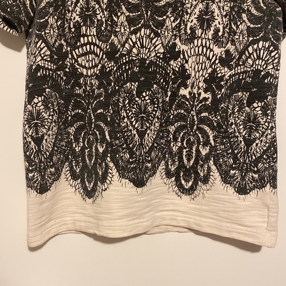 J. Crew Cotton Lace Print Tee - Picture 5 of 7